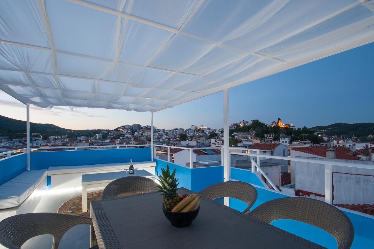 Capolavoro, Boutique Apartment With Unique Rooftop Скиатос Экстерьер фото