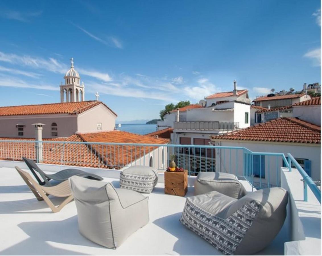 Capolavoro, Boutique Apartment With Unique Rooftop Скиатос Экстерьер фото